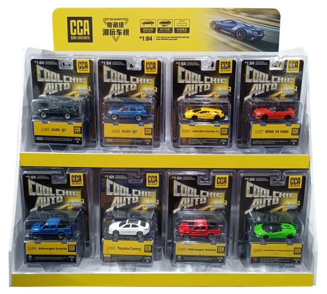 18 Styles 1:64 Collection Series (Mixed Cars with Shock Absorber Function & 2-Tier Display Rack) (Sold Out)