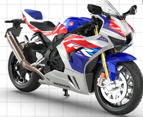 1:12 Honda CBR1000RR-R Motorcycle - Without Light & Sound