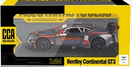 1:24 Bentley GT3 Aubo Alloy Car - Front Wheel With Light & Sound