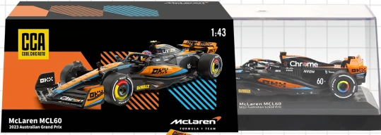 1:43 McLaren F1 Australian Race Edition Racing Car (With Driver Figure)