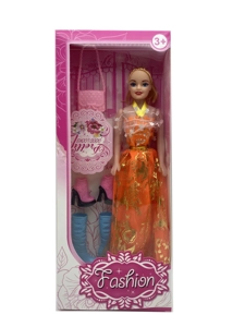 11.5-inch hollow body movable hand Barbie with handbags and shoes
