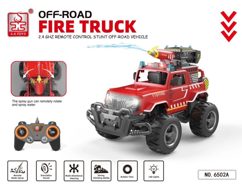 2.4G Remote Control Fire Water Spraying Truck