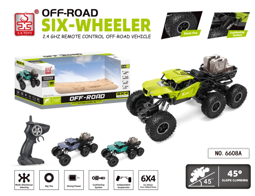 1: 14 Mobil Panjat 6 Roda