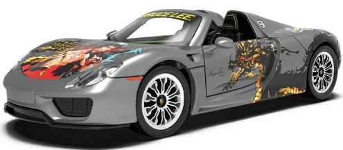 1:24 Porsche 918 (Bruce Lee Co-branded Version)