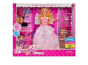 High-grade 11.5-inch 9-joint solid body grand wedding Barbie with handbag blister parts and shoe blister parts