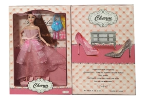 High-grade 11.5-inch 9-joint solid body fashion wedding Barbie with handbag and shoe blister accessories