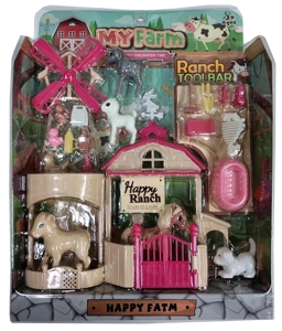 Mattel themed windmill farm