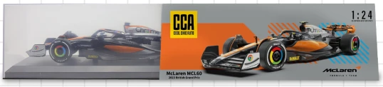1:24 McLaren F1 British Racing Version (With Driver Figure) - No Light & Sound
