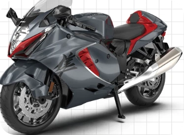 1:12 Suzuki Hayabusa Motorcycle - Without IC Chip