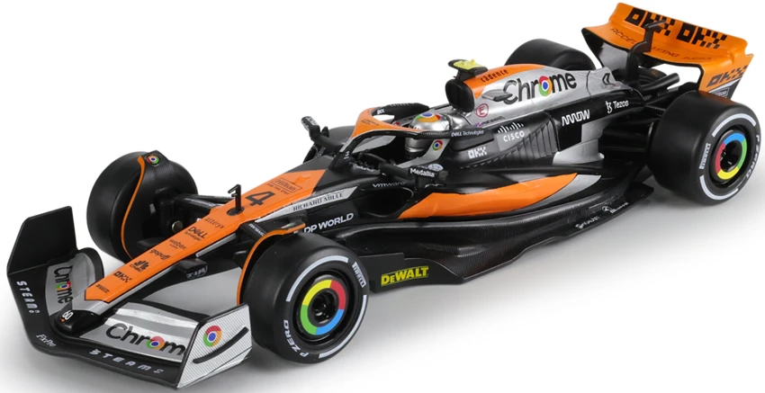 1:43 McLaren F1 British Race Edition Racing Car (With Driver Figure)