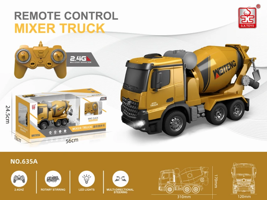 2.4G Remote Control Mixer Truck