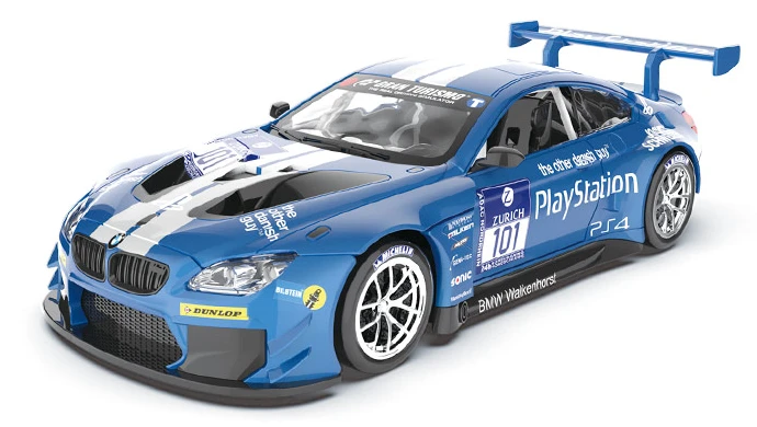 1:24 BMW M6 GT3 Alloy Car - Front Wheel No Light & Sound