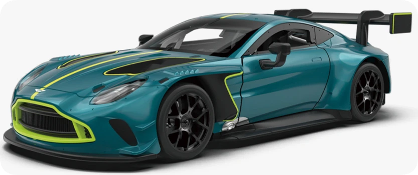 1:22 Aston Martin Vantage GT3 Alloy Car (Decal Version)