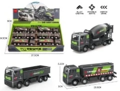 Alloy Inertia Engineering Oil Tank / Mixer / Dumper 6PCS - Black Gold Edition