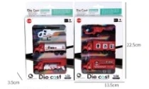 6PCS Gliding Alloy Car