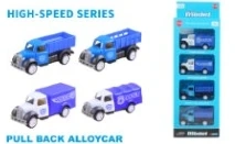 Alloy Pull-back Sanitation Car