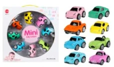 Q-version Alloy Pull-back Sports Car 8PCS