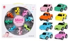 Q-version Alloy Pull-back Sports Car 8PCS