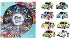 Q-version Graffiti Alloy Pull-back Sports Car 8PCS