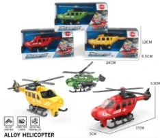 Alloy Inertia Helicopter 3-color Mixed