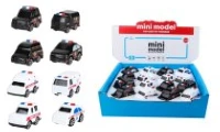 Mini Pull-back Alloy Medical / SWAT Car 16PCS