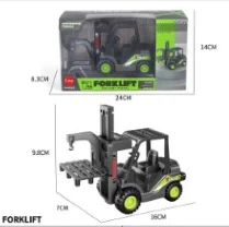 1:55 Alloy Inertia Forklift - Black Gold Edition