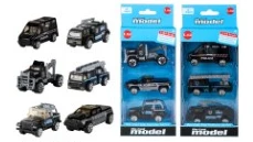 Gliding SWAT Alloy Car 3PCS