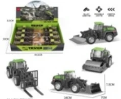 Alloy Inersia Kejuruteraan Roller / Forklift / Bulldozer / Forklift 8PCS - Versi Hitam