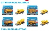 Alloy Pull-back Engineering Car