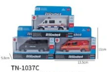 Pull-back Alloy Van (Police / Ambulance / Fire)