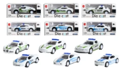 Alloy Pull-back Police Car
