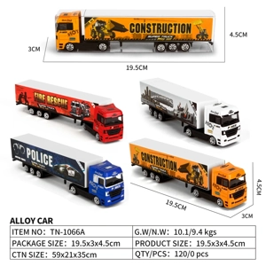 Gliding Alloy Container Truck