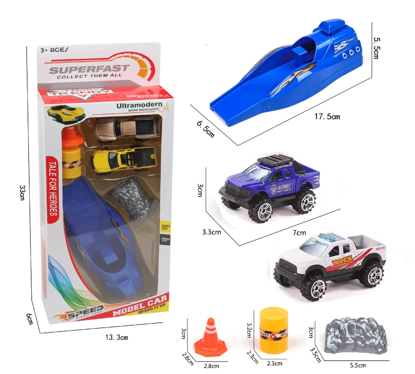 Single Ejection Gliding Alloy Pickup Car