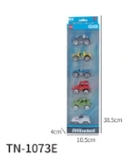 6PCS Alloy Gliding Car