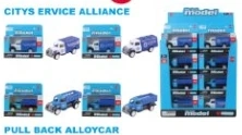 Kereta Polis Alloy 24pcs