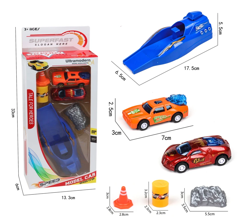 Single Ejection Gliding Alloy Racing Car