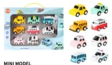 8PCS Alloy Mini Pull-back Car Set