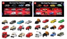 Alloy Gliding Car Set