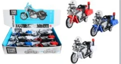 Alloy Inertia Motorcycle with Light & Sound 6PCS