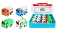 Mini Pull-back Alloy Sanitation Car 16PCS