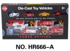 Alloy Gliding Car Set