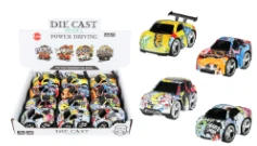 Q versi graffiti kereta aloi 12PCS