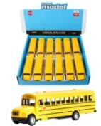 Alloy Pull-back School Bus 12PCS