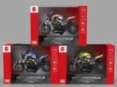 Alloy Pull-back Augusta Motorcycle with Light & Sound 3-color Mixed