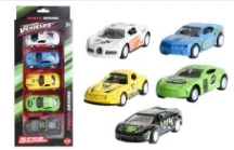 5PCS Pull-back Alloy Racing Car