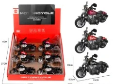 Motor Harley dengan bunyi dan cahaya 3 warna campuran