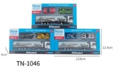 Alloy European Tractor Trailer with 2PCS Sports Cars