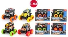 Q-version Graffiti Off-road Alloy Pull-back Car