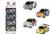 Q-Versi Graffiti Rebound Paduan Mobil 4PCS
