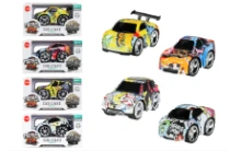 Q-version Graffiti Pull-back Alloy Car